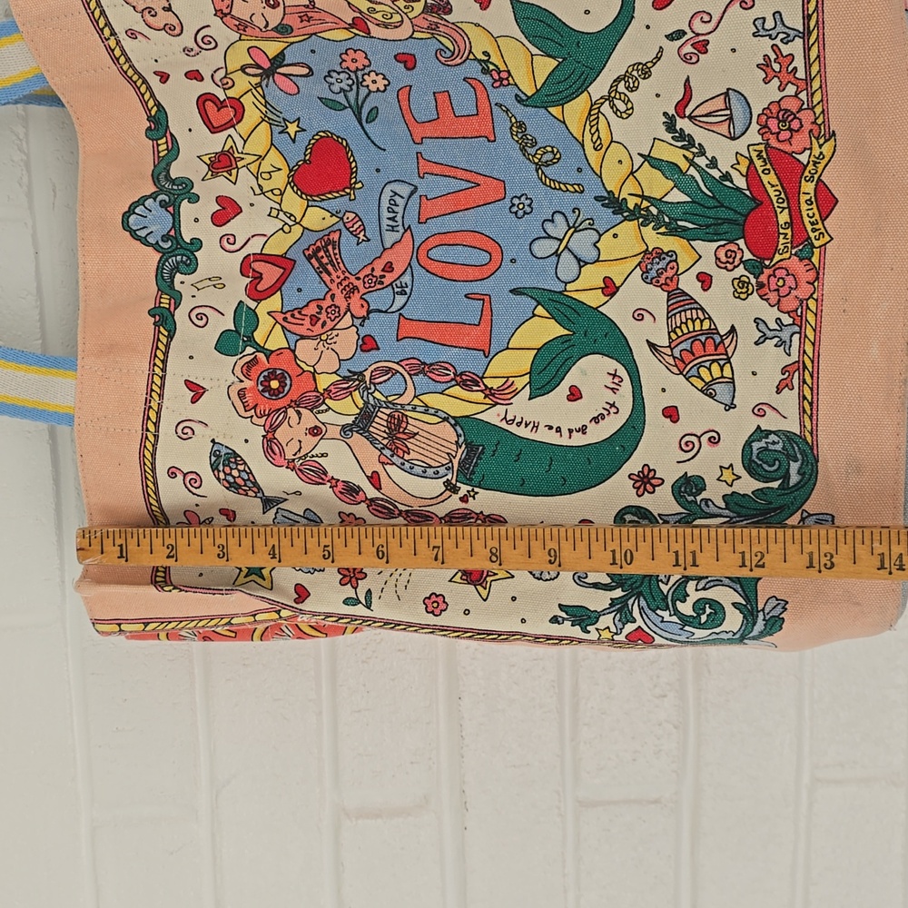 Brighton Mermaid Siren Song Canvas Tote - Picture 13 of 14